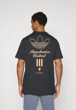 Adidas Originals MANCHESTER UNITED ICON GRAPHIC T-SHIRT - Article De Supporter D'équipe De Club - Black