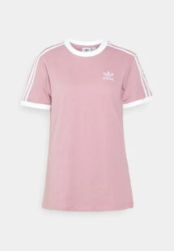 Adidas Originals 3 Stripes - T-Shirt Imprimé - Magic Mauve -ASOS dc769d3584bb464e81bc4dec85ebb408