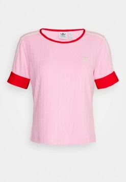 Adidas Originals Adicolor 70S Tee - T-Shirt Imprimé - True Pink -ASOS dcb80ea3c51445278cf2984a89429a27