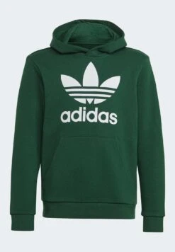 Adidas Originals Trefoil Junior Unisex - Sweat À Capuche - Dark Green -ASOS dcc1308f968b41d7b3c91da0862d7803