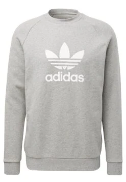 Adidas Originals Trefoil Crew Unisex - Sweatshirt - Medium Grey Heather
