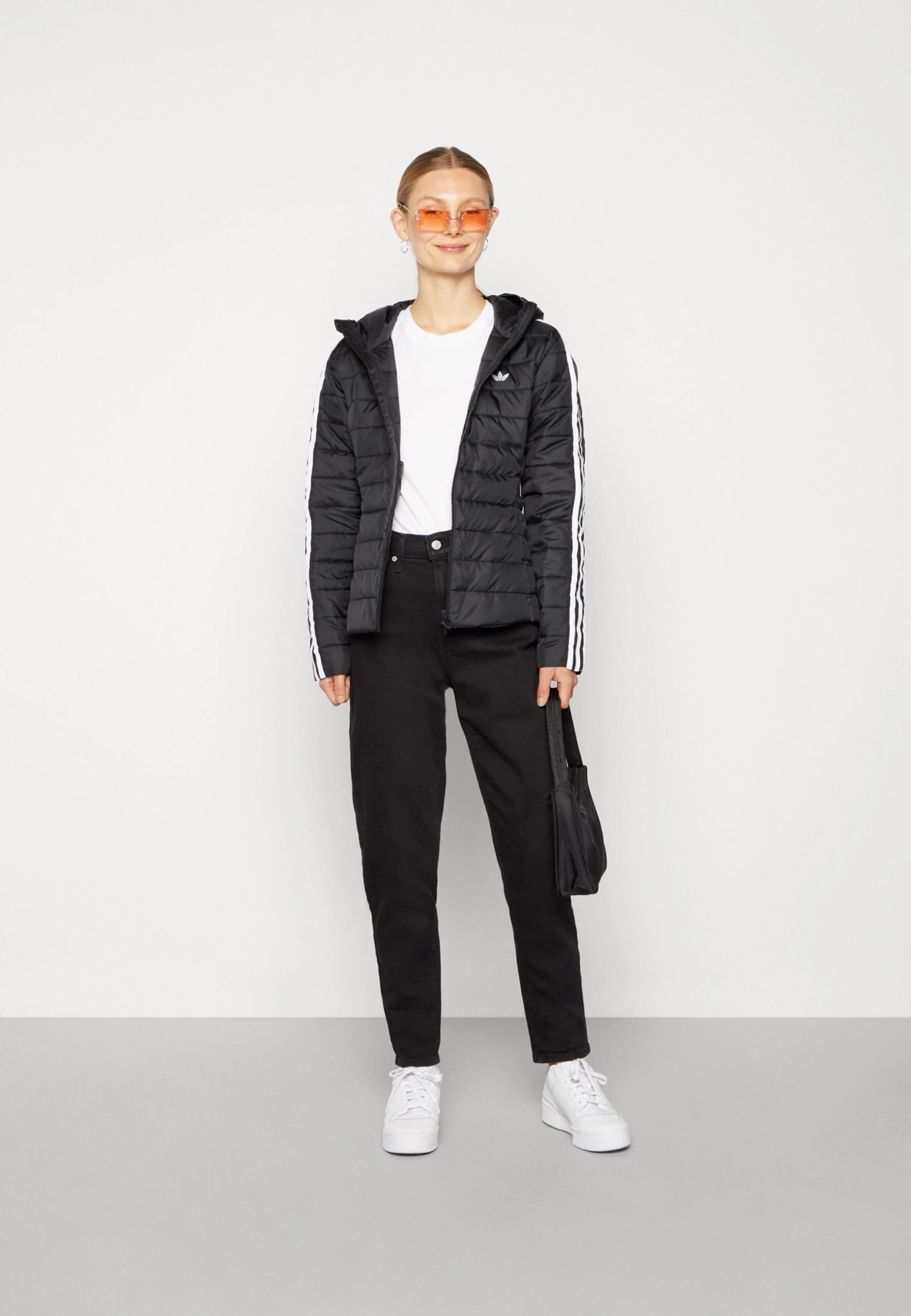 Adidas Originals Slim Padded Jacket - Veste Mi-Saison - Black 1 Adidas Originals Slim Padded Jacket - Veste Mi-Saison - Black