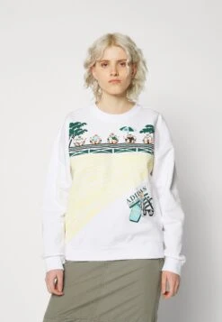 Adidas Originals Originals Archive Graphic - Sweatshirt - White -ASOS dd9a95f2fa4d4ae792e906c35fe5bedf