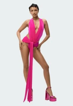 Adidas Originals Ivy Park Front-Tie - Accessoire De Plage - Shock Pink