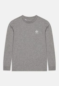 Adidas Originals Tee Junior Unisex - T-Shirt À Manches Longues - Medium Grey Heather/White 7 Adidas Originals Tee Junior Unisex - T-Shirt À Manches Longues - Medium Grey Heather/White -ASOS de1cf42cb8ca4be98a83991b640b2055