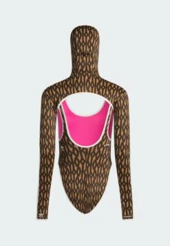 Adidas Originals Reversible Classic With Shrug - Maillot De Bain - Mesa Dark Brown Shock Pink -ASOS df5e7eab01fb49b58e6aedadcf862d9a