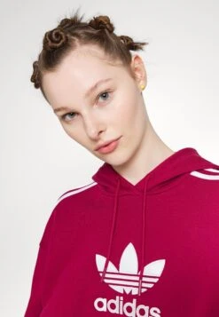 Adidas Originals Hoodie - Sweatshirt - Legacy Burgundy -ASOS df72599654e64458acd5c6d59333bdcb