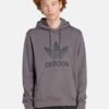 Adidas Originals TREFOIL - Sweat à Capuche - Grey Strata