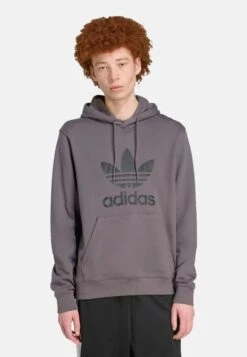 Adidas Originals TREFOIL - Sweat à Capuche - Grey Strata