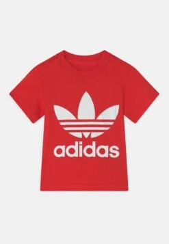 Adidas Originals Short Sleeve - T-Shirt Imprimé - Vivid Red/White