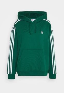 Adidas Originals Classics Oversized Hoodie - Sweatshirt - Dark Green -ASOS e019a7ec532b4f51810b7136d633bf52