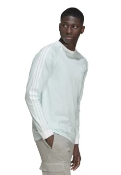 Adidas Originals T-Shirt À Manches Longues - Almost Blue -ASOS e0c4aeab8f694a35b1265b61e1427d55