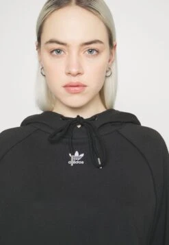 Adidas Originals Always Original Trefoil Hoodie 2-In-1 - T-Shirt Imprimé - Black -ASOS e22d13ee3b9d43fb841f9f216534e2ba