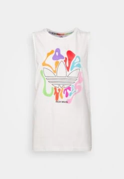 Adidas Originals Pride Tank - Débardeur - Off-White -ASOS e23b23ad9bc142e98d93fb764b2d4dfc