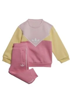 Adidas Originals Crew Unisex Set - Survêtement - Clear Pink/Almost Yellow/Bliss Pink