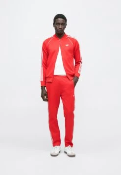 Adidas Originals Veste De Survêtement - Better Scarlet/white -ASOS e3b7ad6ebdce4118b89985cf2b08534f