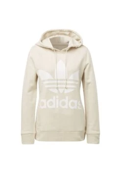 Adidas Originals Trefoil - Sweat À Capuche - Beige -ASOS e40953a61dfd4467a33bf70fe27d2e56