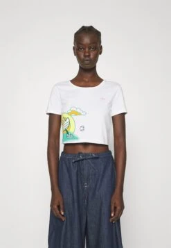 Adidas Originals Short Tee - T-Shirt Imprimé - White -ASOS e751fb87e6b2492fa5b1c7effaba6800