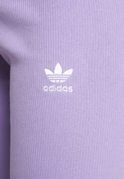 Adidas Originals Essential Ribbed Short - Short - Magic Lilac -ASOS e7b50fc92eb44b08baadd354f86adc29