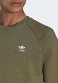 Adidas Originals Essential Crew - Sweatshirt - Olive Strata -ASOS e90a834605854ff487cf9c52fd5c14c9
