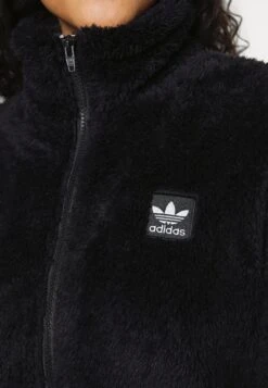 Adidas Originals Essentials Fluffy Zip - Veste D'Hiver - Black -ASOS e9ab8d50fa3b4eb58a28de4291c68483