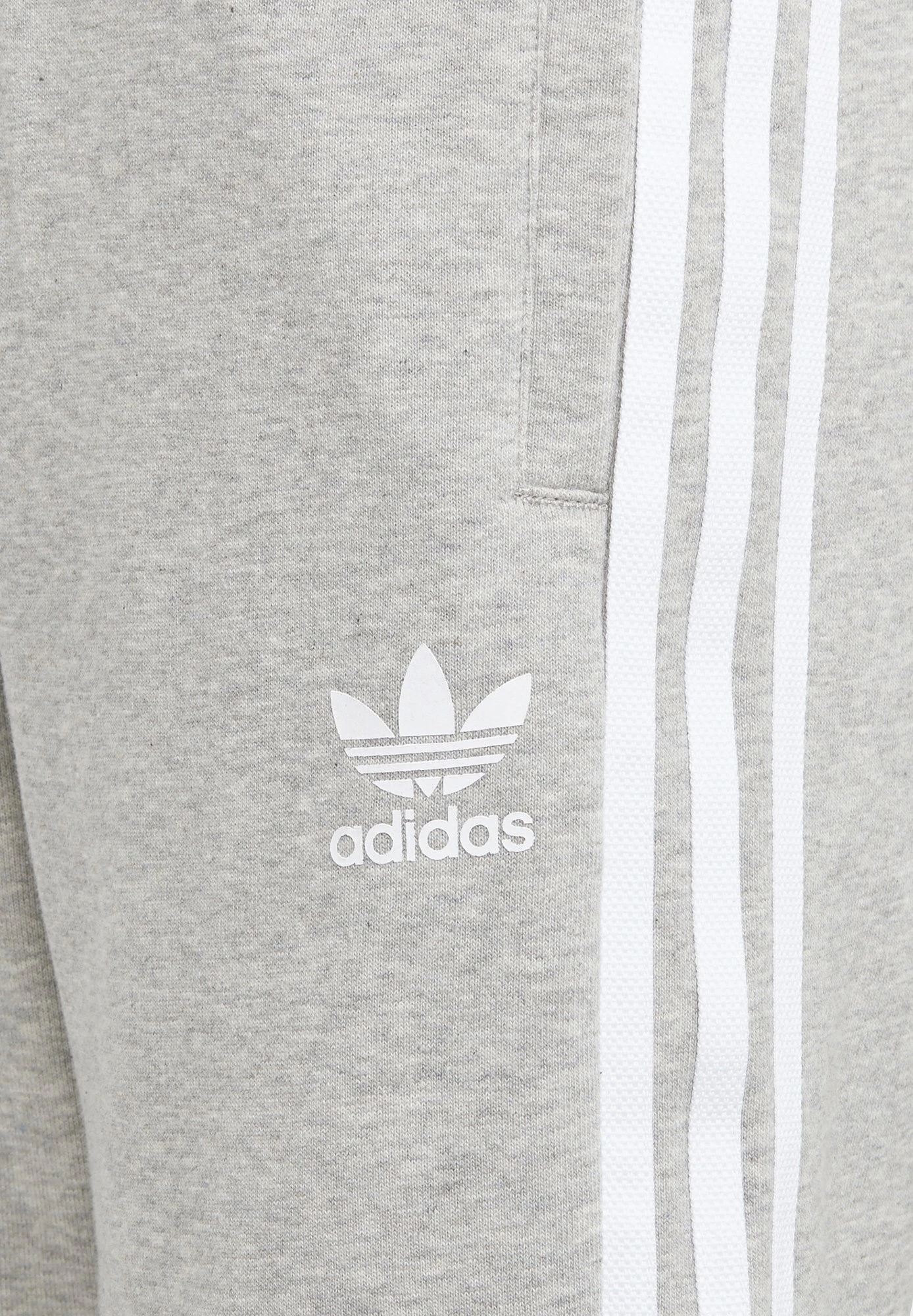 Adidas Originals Short - Medium Grey Heather/White 3 Adidas Originals Short - Medium Grey Heather/White – Image 3
