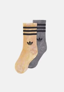 Adidas Originals Batik Sock 2 Pack Unisex - Chaussettes - Solid Grey/Black