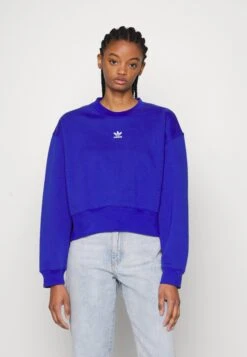 Adidas Originals Adicolor Essentials Crew - Sweatshirt - Semi Lucid Blue -ASOS ec70b54d35aa4f579925141716a057c3