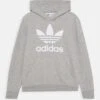 Adidas Originals Trefoil Junior Unisex - Sweat À Capuche - Medium Grey Heather/White