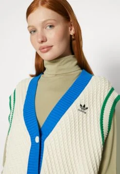 Adidas Originals Adicolor 70S Vest - Veste Sans Manches - White -ASOS ee6869ccdcc44e78822a9300805eb284