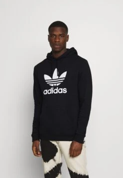 Adidas Originals Trefoil - Sweat À Capuche - Black/White