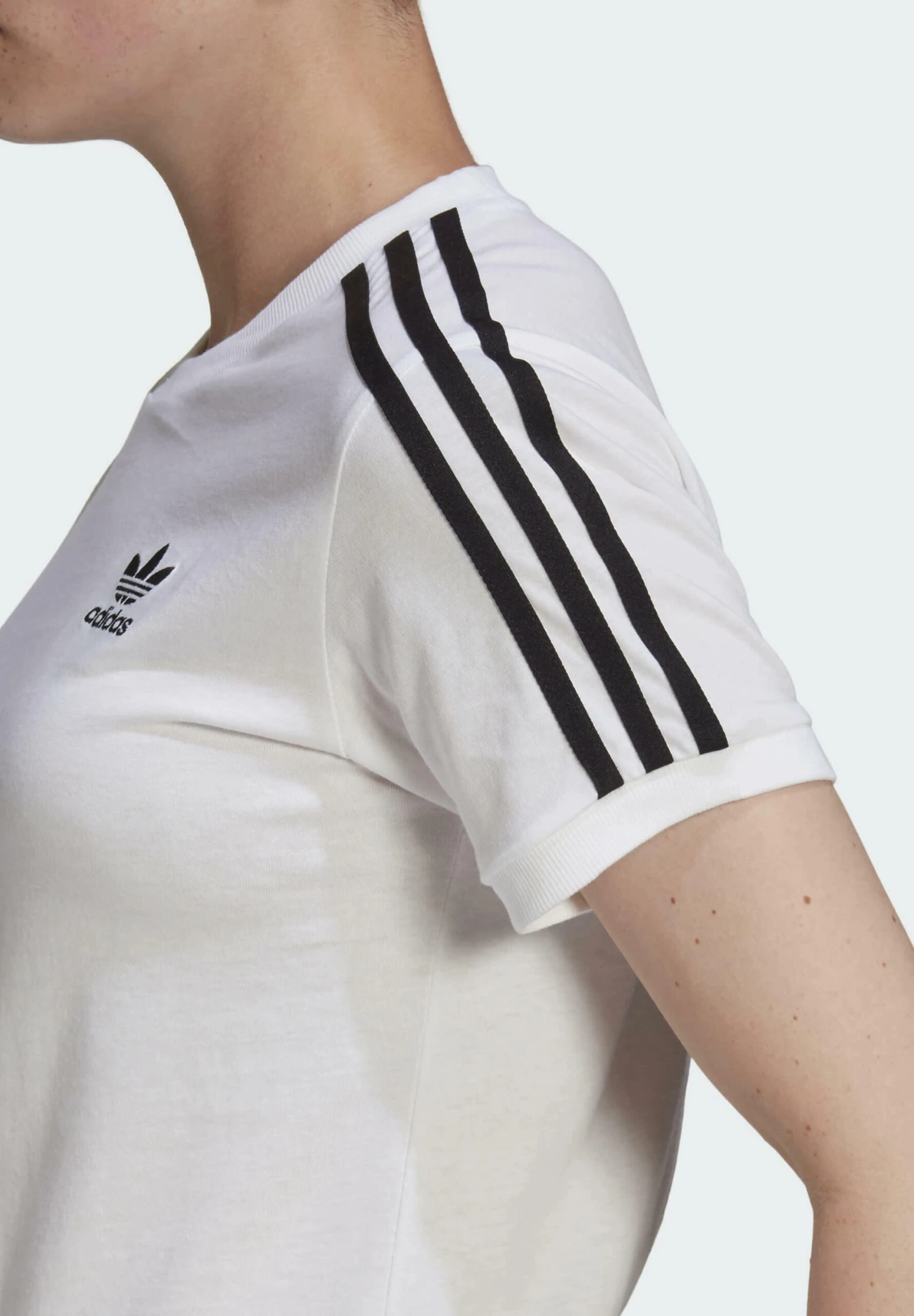 Adidas Originals 3 Stripes - T-Shirt Imprimé - White 6 Adidas Originals 3 Stripes - T-Shirt Imprimé - White – Image 6