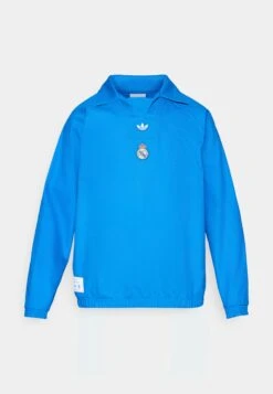 Adidas Originals REAL MADRID ICON - Article De Supporter D'équipe De Club - Blue Bird White -ASOS ef377b3aada24b7c9b3496b323aa1a5d