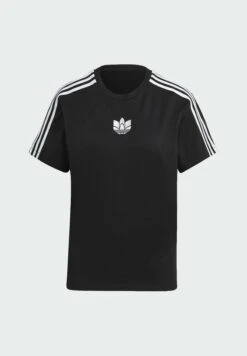 Adidas Originals Loose Fit Tee - T-Shirt Imprimé - Black -ASOS ef41b72bdaad4b6082e946c032474eb2