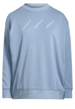 Adidas Originals Crew Plus Size - Sweatshirt - Ambient Sky -ASOS ef7606eff9b24e8eb6d3f276d074e9af