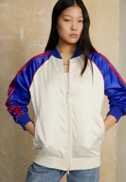 Adidas Originals Track - Blouson Bomber - White/Lucid Blue