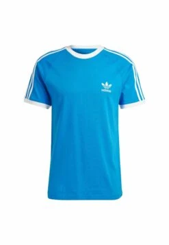 Adidas Originals 3 Stripes Tee Unisex - T-Shirt Imprimé - Blue Bird