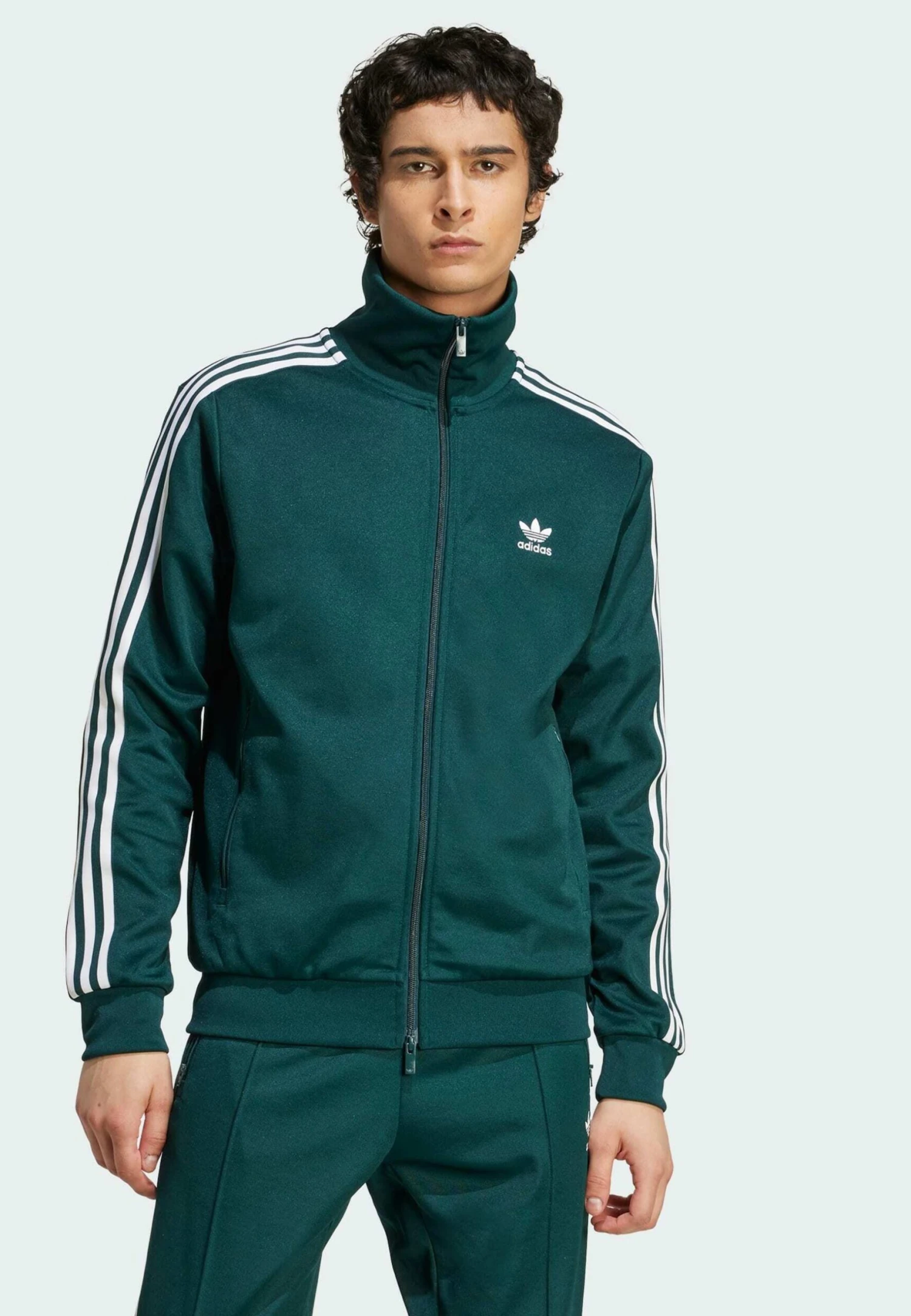 Adidas Originals Sweat Zippé - Aurora Ivy White 3 Adidas Originals Sweat Zippé - Aurora Ivy White – Image 3