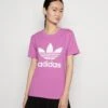 Adidas Originals Trefoil Tee - T-Shirt Imprimé - Semi Pulse Lilac