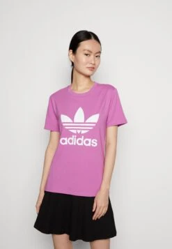 Adidas Originals Trefoil Tee - T-Shirt Imprimé - Semi Pulse Lilac