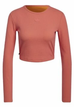 Adidas Originals T-Shirt À Manches Longues - Red -ASOS f1e11a23ce17478b9c2670c5703ec459