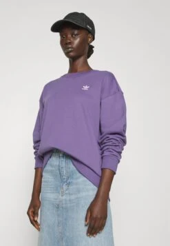 Adidas Originals Sweatshirt - Tech Purple -ASOS f2047c624fc740608c01cd2a9e7aeefe