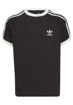 Adidas Originals 3 Stripes Tee Junior Unisex - T-Shirt Imprimé - Black
