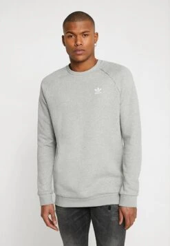 Adidas Originals Essential Crew - Sweatshirt - Medium Grey Heather