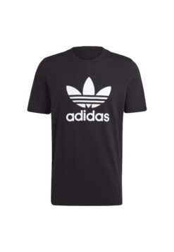Adidas Originals Trefoil Unisex - T-Shirt Imprimé - Black White -ASOS f351571f7cc84d95822bcebc7d9873a1