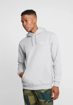 Adidas Originals Essential Hoody Unisex - Sweat À Capuche - Medium Grey Heather