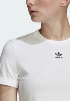 Adidas Originals Top Adicolor Originals Regular T-Shirt - T-Shirt Imprimé - White -ASOS f3e69aa2a31a41878ef0601854148cf0