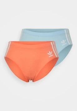 Adidas Originals Hipster 2 Pack - Slip - Light Blue/Coral -ASOS f43382fd58fe4d62a433f24c8de7e218
