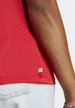 Adidas Originals Classics Slim 3-Stripes - T-Shirt Imprimé - Better Scarlet -ASOS f4a60a697765403cbbb3a5566ad43052