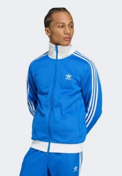 Adidas Originals Sweat Zippé - Blue White